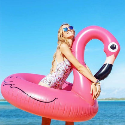 Fun Pink Pool Float Flamingo Raft - Fesara