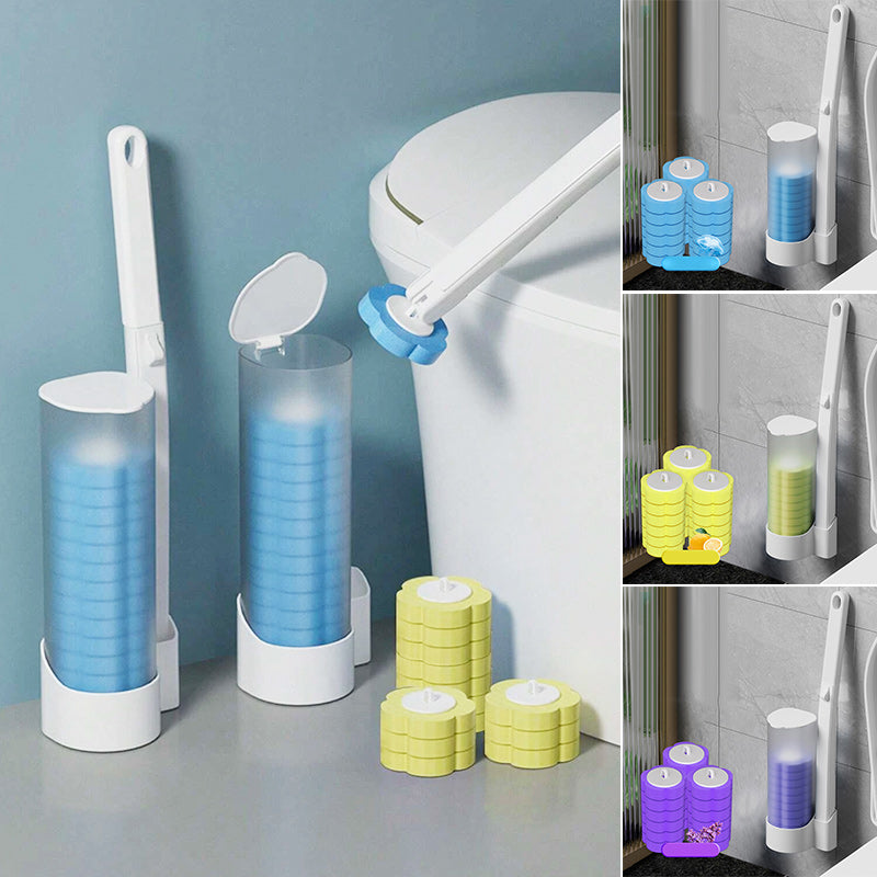 Simple Bathroom Toilet Brush Set
