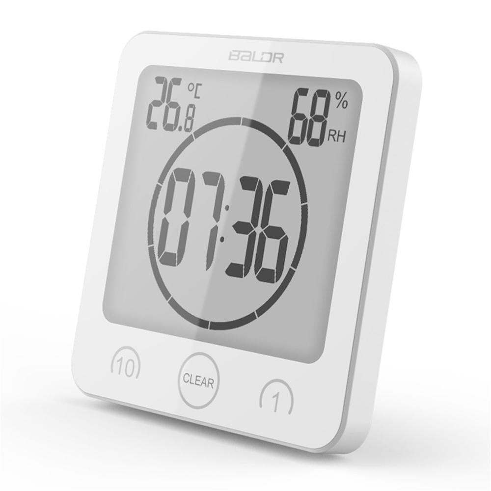 Waterproof Bathroom Clock Radio
