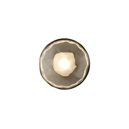 Round Glass Modern Wall Light