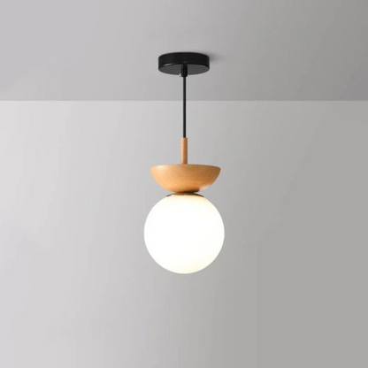 Asian Inspired Hanging Light Pendant - Fesara