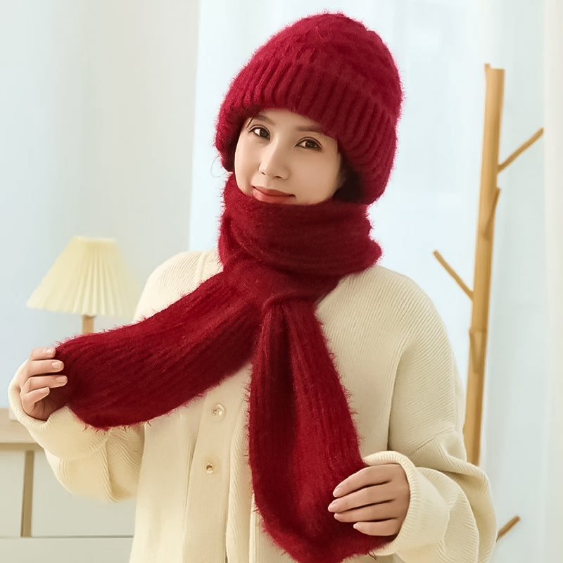 Warm Windproof Hearing Protection Hat Set