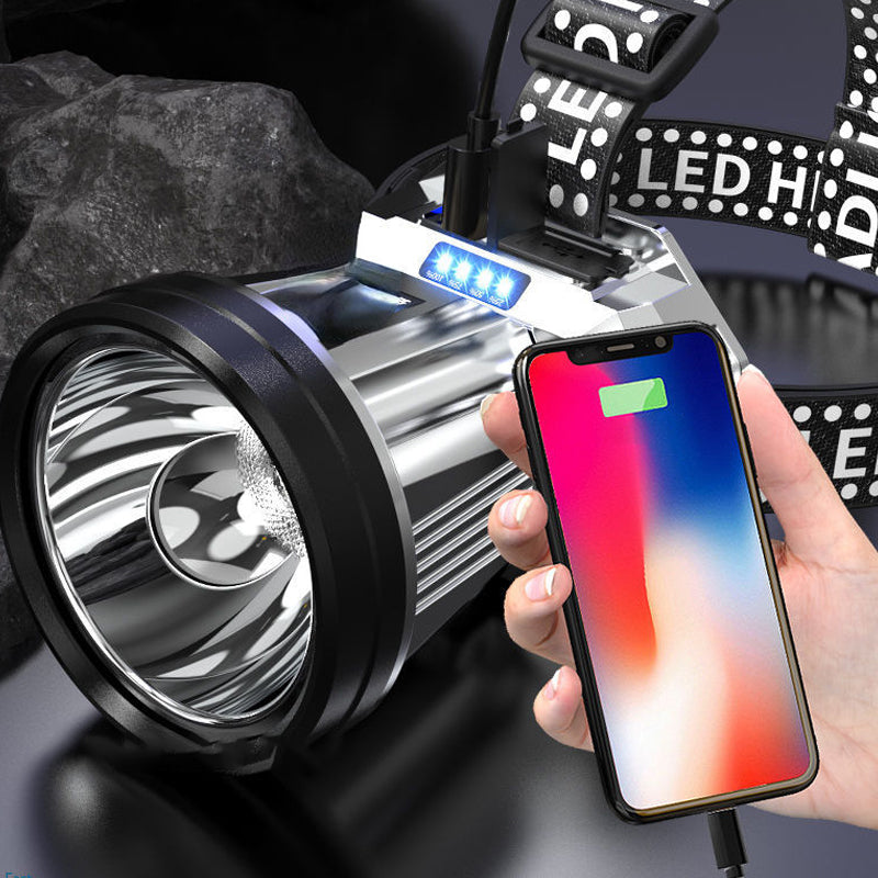 Bright LED Rechargeable Headlamp Light