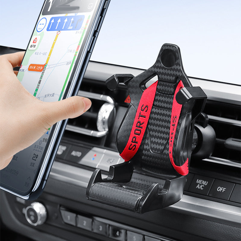 Car Phone Mount Racing Seat Belt Holder
