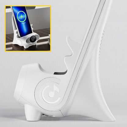 Compact Phone Stand with Fast Charging and Ergonomic Design