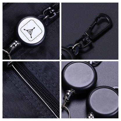 Strong Compact Keychain with Carabiner Clip