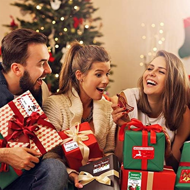 Fesara Christmas Gift Tags - Merry Holiday Labels