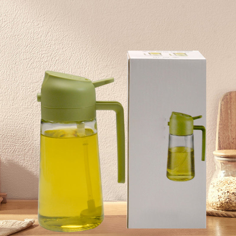 Versatile 2-in-1 Oil Spray Bottle