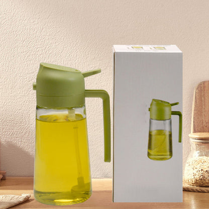 Versatile 2-in-1 Oil Spray Bottle