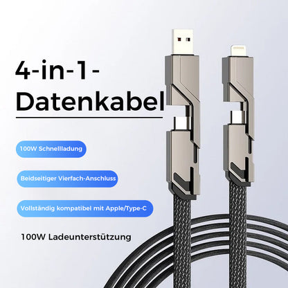 Premium 4-in-1 Braided Fast Charging Cable - Fesara