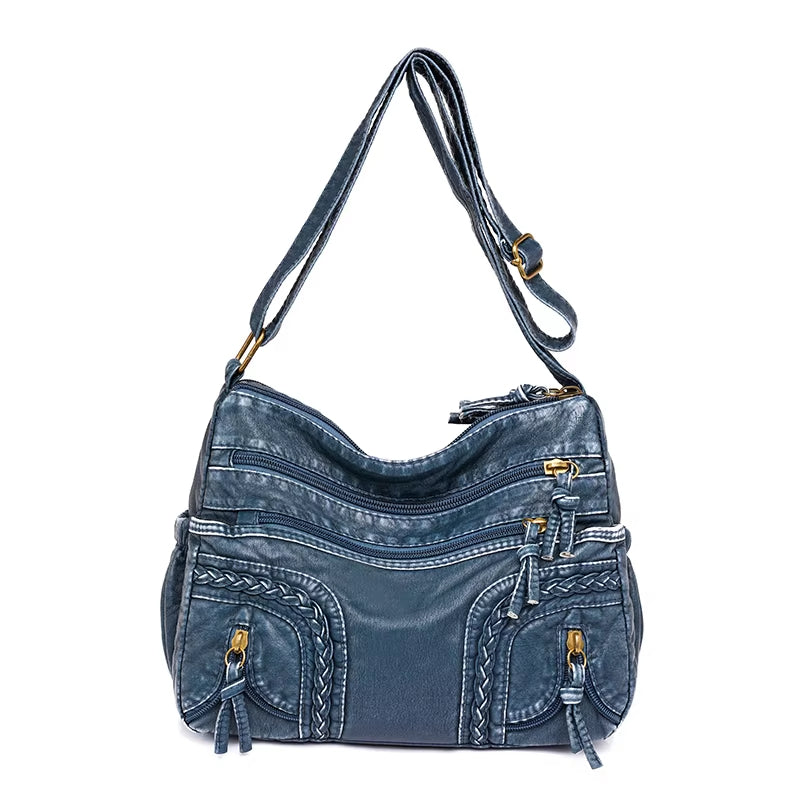 Chic Woven Tote Bag - Lightweight Everyday Shoulder Bag
