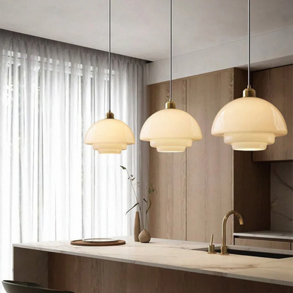 Elegant Clear Glass Hanging Light