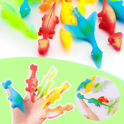 Fun Dino Sling Shot Finger Toy