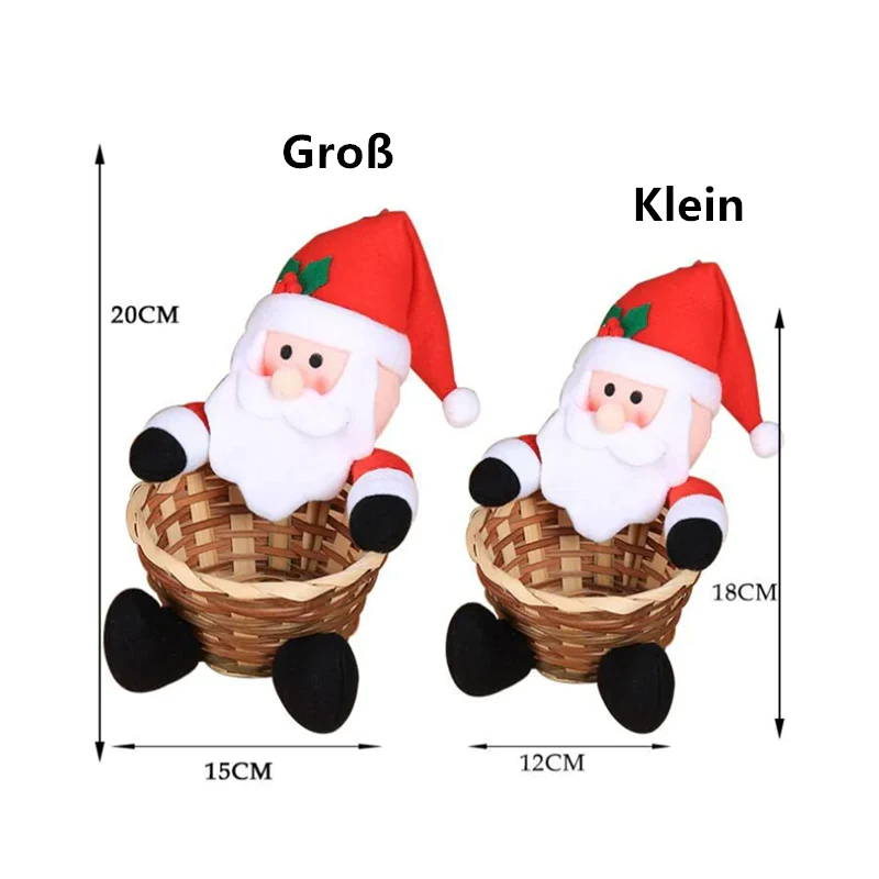 Holiday Sweet Treat Woven Gift Basket