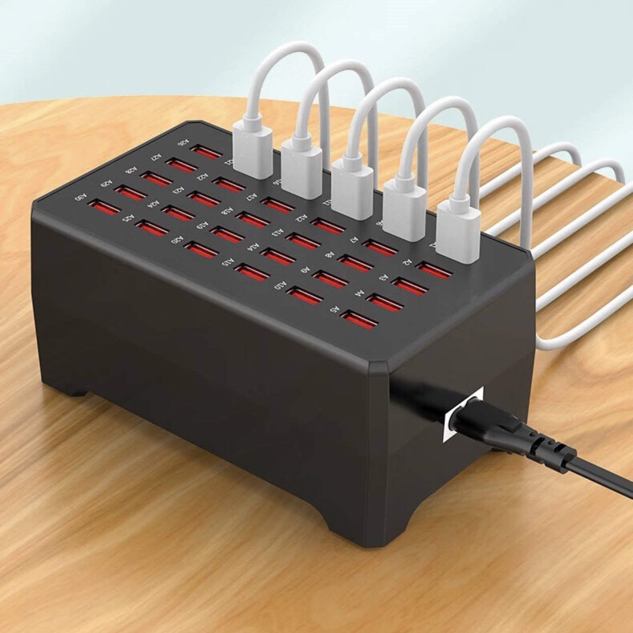 Fast 30 Port USB Charging Station Hub - Fesara