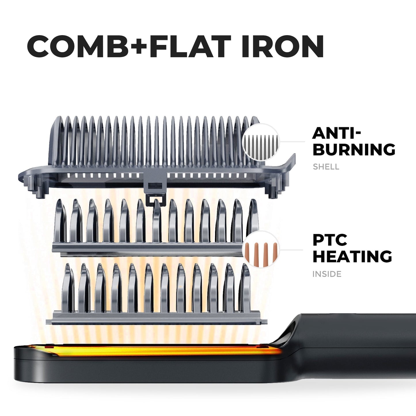 Gentle Care Hair Brush for Silky, Healthy Locks
