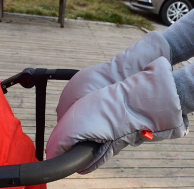 Warm Parenting Gloves for Stroller Pushing