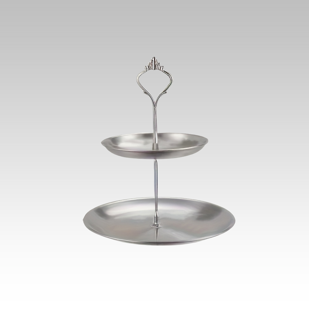 Metal Triple Party Serving Platter - Fesara
