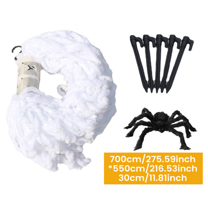 Creepy Halloween Spider Web Decor