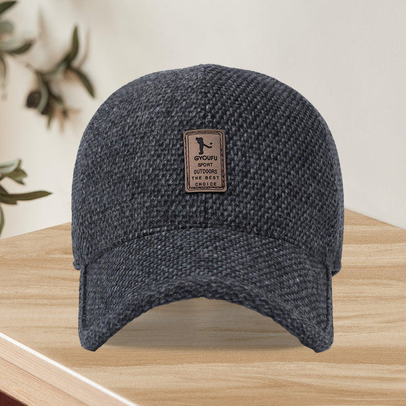 Warm Beanie Baseball Cap with Ear Flaps