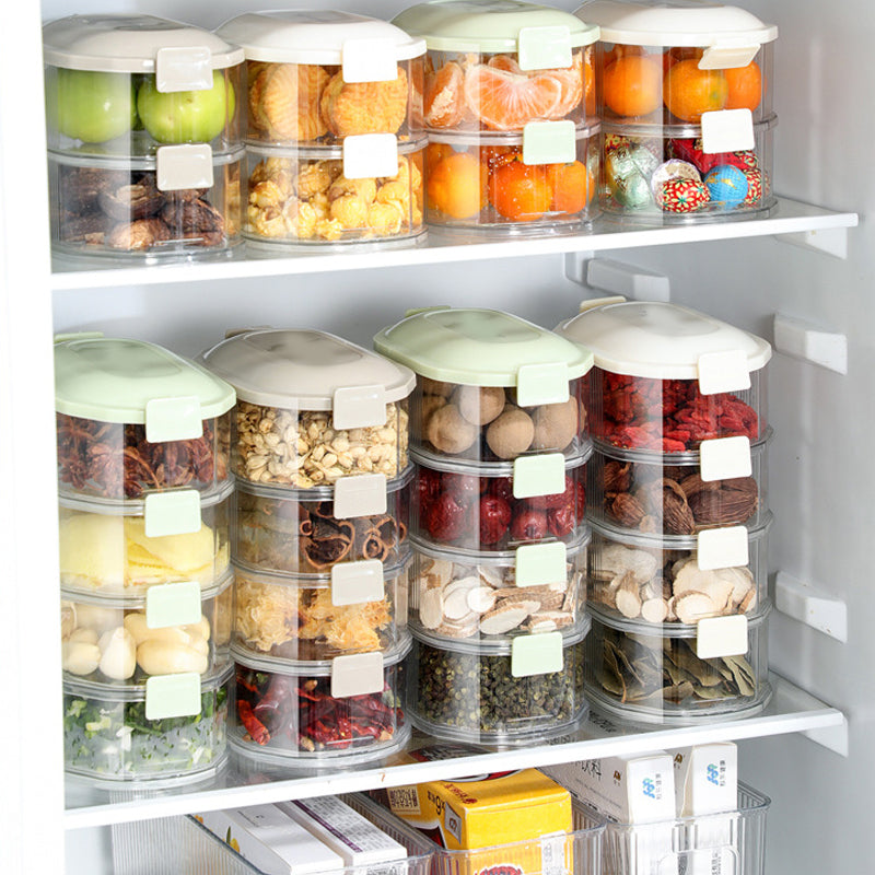 Spice Organizer Container with Stackable Layers