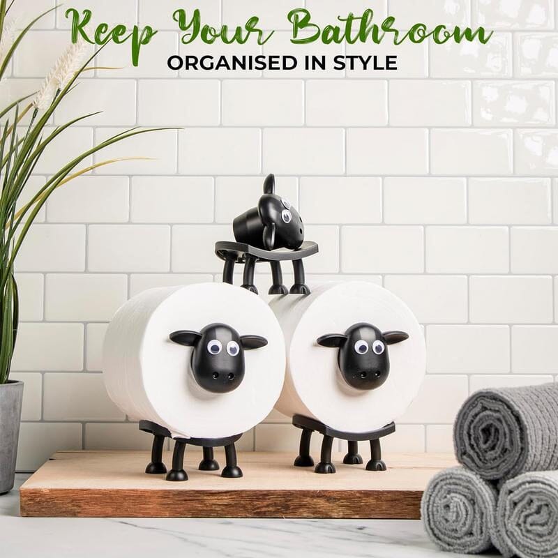 Farmhouse Style Wooden Toilet Paper Holder