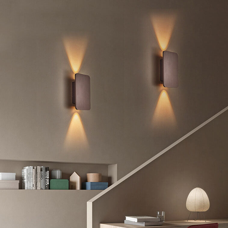 Simple Glass LED Wall Light 2 Pack