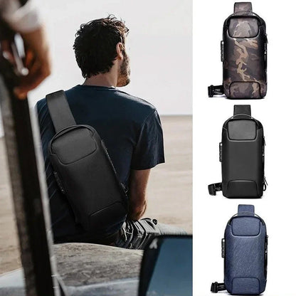 Secure Crossbody Bag with USB Charging Pocket