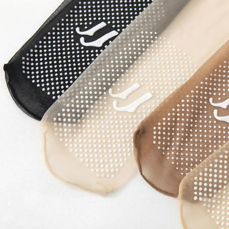 Fesara | Thin, Grip Crystal Soft Socks
