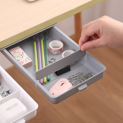 Space Saving Under Desk Storage Drawer