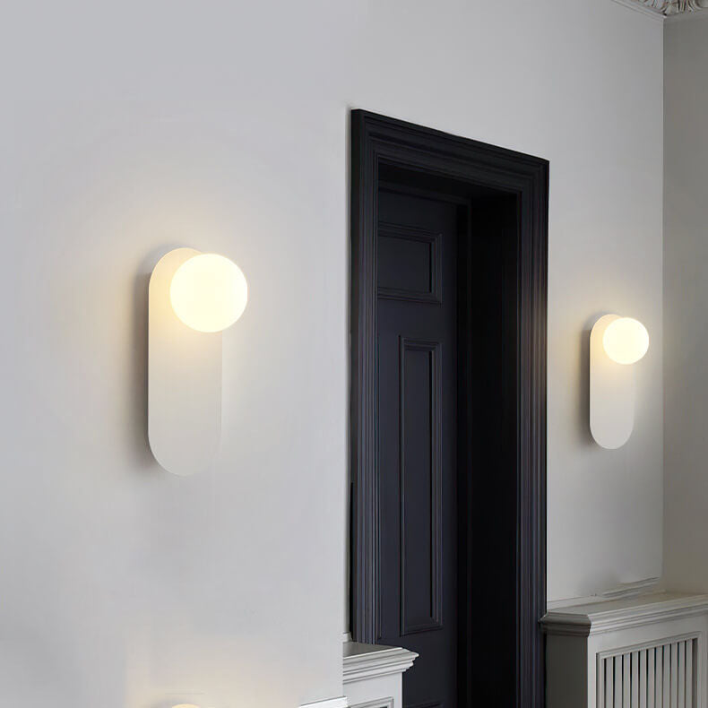 Simple Elegant Glass Wall Sconce Light