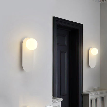 Simple Elegant Glass Wall Sconce Light