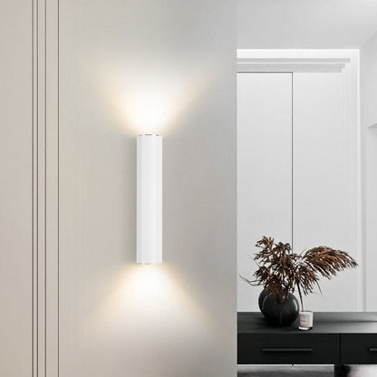 Contemporary Round LED 2-Light Wall Lamp