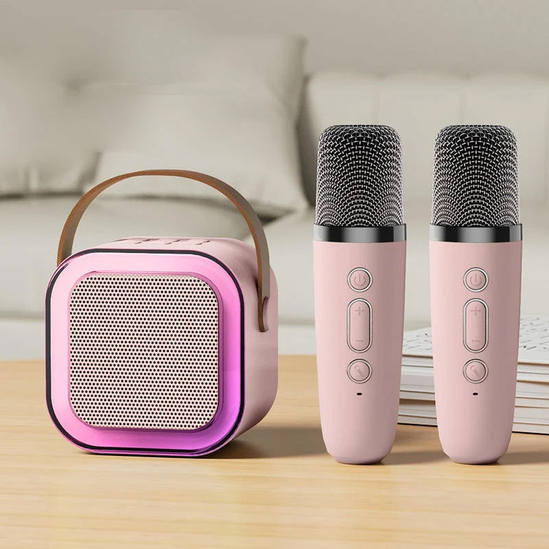 Fun Kids Portable Karaoke Machine with Wireless Mics