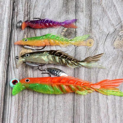 Flexible Segmented Rubber Fishing Lure