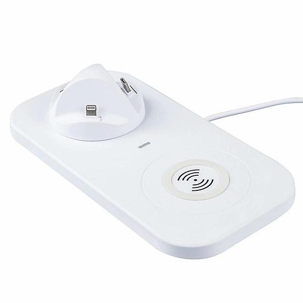 Compact Phone Stand with USB Charging Base