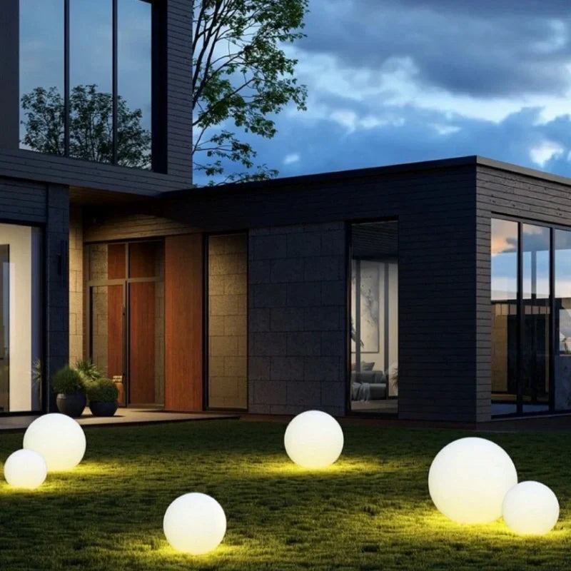 Colorful Outdoor Solar LED Globe Light