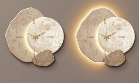 Simple Scandinavian Style Wall Clock