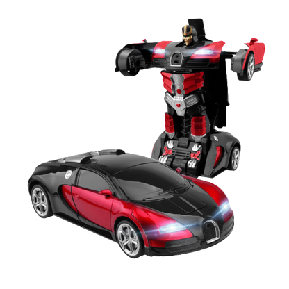 Fast Police RC Transformer Car Toy for Kids - Fesara
