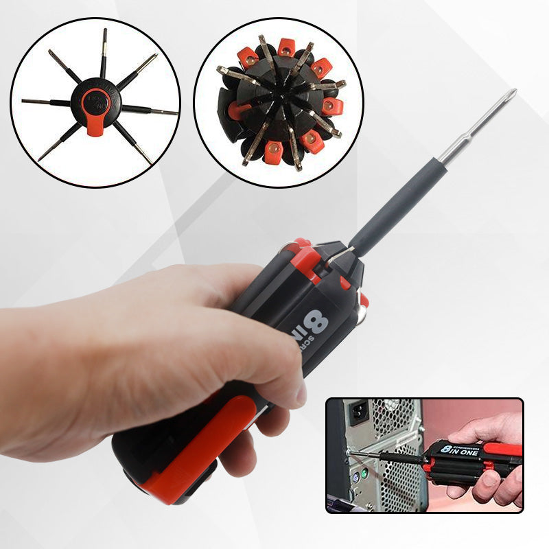 Multi Tool Screwdriver with LED Light - Fesara