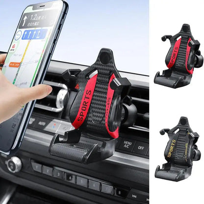 Car Phone Mount Racing Seat Belt Holder