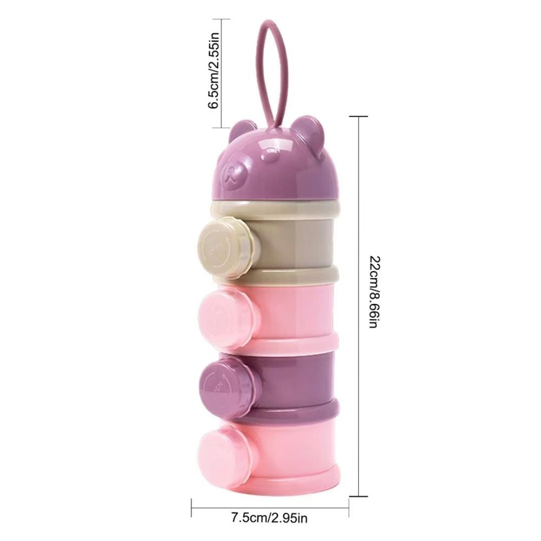 Baby Food Dispenser Container for Milk & Snack Storage
