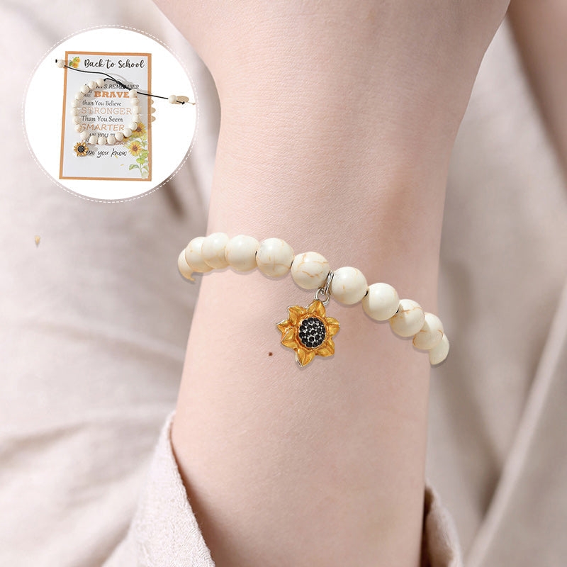 Yellow Flower Student Bracelet - Fesara