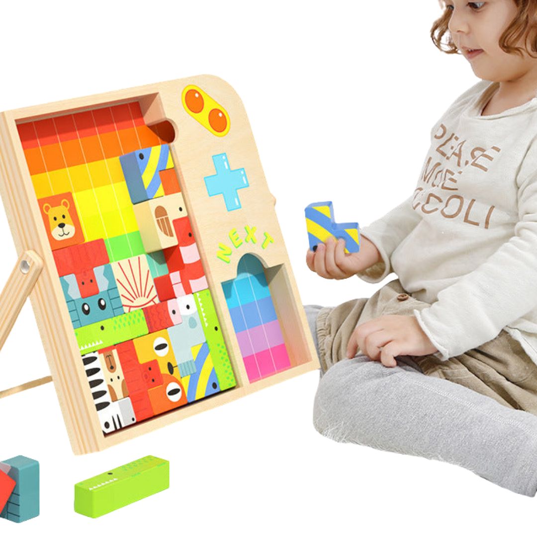 Fun Wooden Puzzle Toy for Kids Learning Development - Fesara
