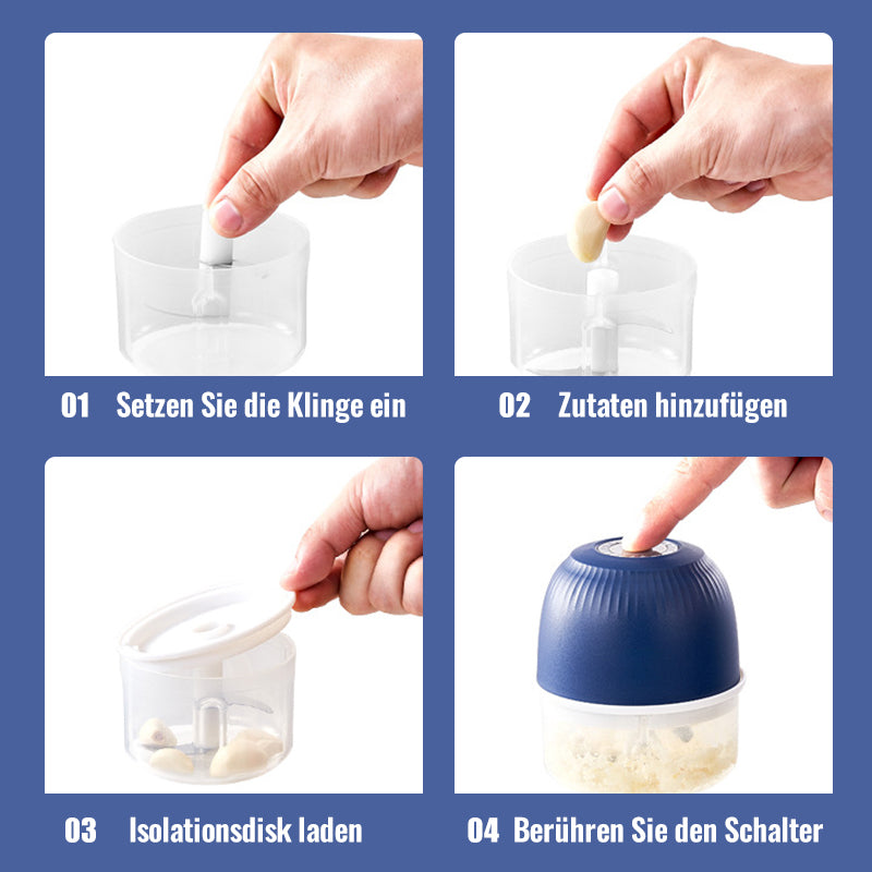 Portable Electric Garlic Crusher Cordless