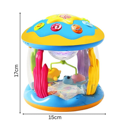 Musical Baby Drum Toy with Lights and Sounds