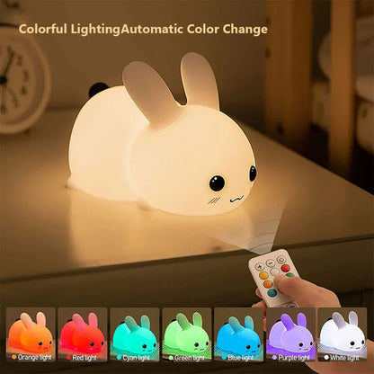 Adorable Bunny Bedside Lamp