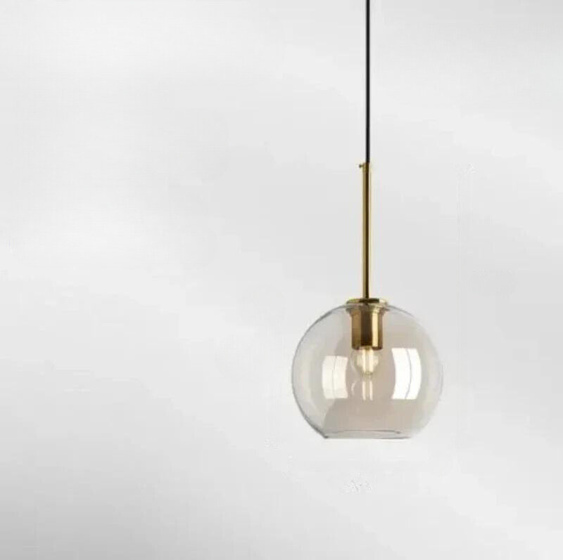 Modern Scandinavian Glass Pendant Lamp