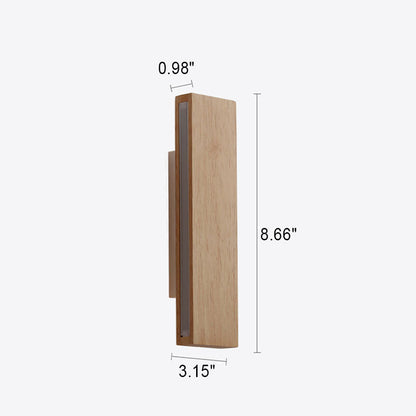 Asian Style LED Wooden Wall Light