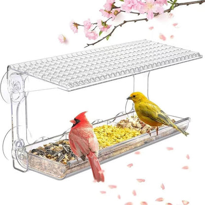 Easy Install Suction Cup Bird House with Clear Window
